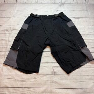 Vintage‎ Primal Mountain Bike Padded Cycling Shorts Black Men's Size Large
